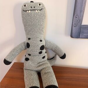 Blabla kids Maximus the Dinosaur stuffed animal - grey- regular size